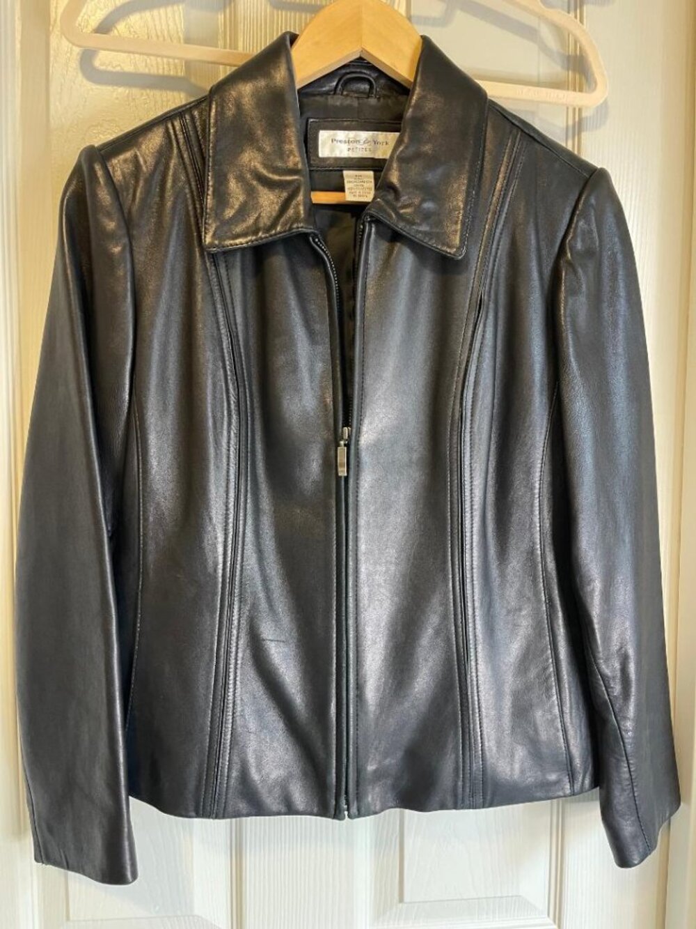 Preston & York Black Genuine Leather Jacket